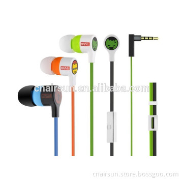 Super Bass Stereo Earbud With Flat Cable